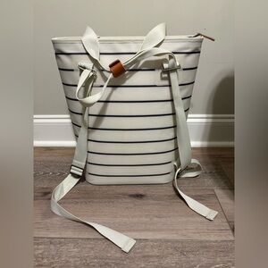 Hearth & Hand with Magnolia Cream and Black Striped Cooler Backpack